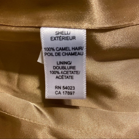 Banana republic 100% camal hair maxi coat - Picture 7 of 7